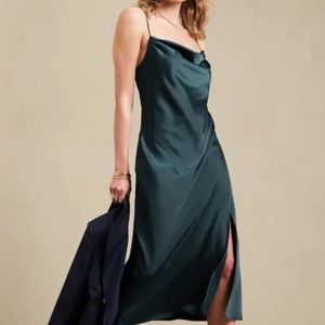 Banana Republic midi slip dress